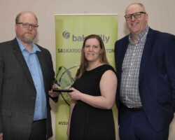 Small Business of the Year Award Ryan Hoffman from Baker Tilly presents the Small Business of the Year Award to The Medicine Shoppe Pharmacy