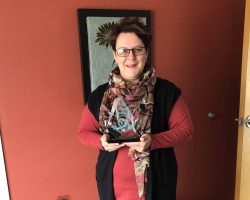 Award of Excellence Phoebe Buckle from Under the Covers with her Award of Excellence sponsored by Parkland College