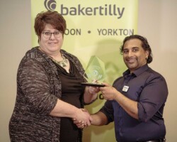 Relax, Eat, Drink Relax, Eat, Drink – Grumpy’s Grill : Marianne Tank of Grumpy’s Grill accepted the Relax, Eat, Drink Award sponsored by the Yorkton Chamber of Commerce and presented by Chamber President, Sunil Shah.