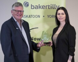 Small Business of the Year Small Business of the Year – Pumphouse Athletic Club: Darcy Spilchen of Baker Tilly presented the Small Business of the Year Award to Alicia Simoneau of Pumphouse Athletic Club (PAC).