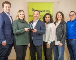 Dr. Michael Koskie and Dr. Megan Lamontagne accepted the Health & Wellness Award presented by Kevin Zazula, Zazula Wealth Management and RBC Staff.